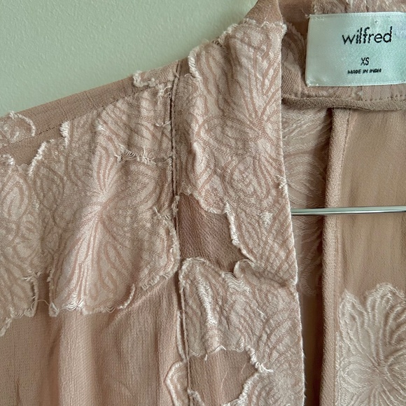 Aritzia Wilfred Durante Jacket Robe - Pink - Size XS - Picture 8 of 14